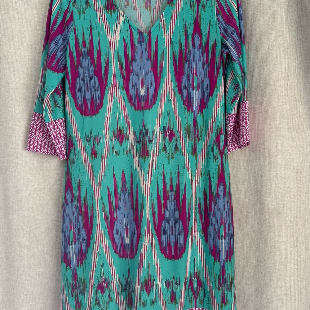 Vibrant Patterned Dress